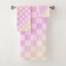 Search for checkerboard bath towels Vintage