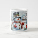 Search for christmas snowman mugs Winter