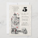 Search for black white red damask invitations Vintage