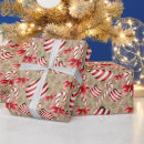Search for red and white candy stripes wrapping paper Winter