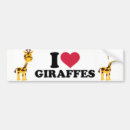 Search for giraffe face bumper stickers Wildlife