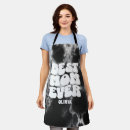 Search for black tie aprons Black and white