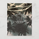 Search for palm tree string lights invitations Tropical