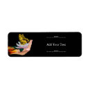 Search for rainbow butterfly return address labels Elegant