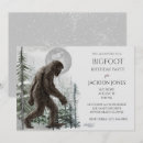 Search for sasquatch invitations Funny
