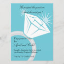 Search for diamond ring invitations Blue