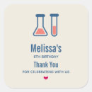 Search for science birthday stickers Chemistry