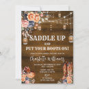 Search for rustic birthday invitations Western