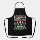 Search for merry aprons Santa