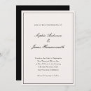 Search for cream white wedding invitations Classy