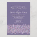 Search for confetti wedding invitations Violet
