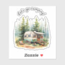 Search for vintage caravan stickers Camping