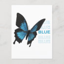 Search for butterfly postcards Blue