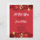 Search for red leopard birthday invitations Gold