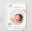 Search for seasonal birth announcement cards White