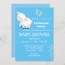 Search for lamb baby boy shower invitations Modern