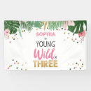 Search for young wild and three banners Party animals