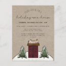 Search for christmas open house postcards Rustic