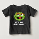 Search for sesame street birthday baby shirts Oscar the grouch