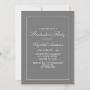 Search for grey graduation invitations Classic