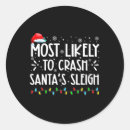 Search for crash stickers Santa's