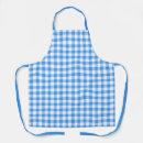 Search for blue white plaid aprons Vintage