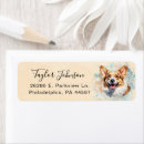 Search for welsh return address labels Pembroke welsh corgi