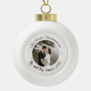Search for photo ceramic ball christmas tree decorations Mr and mrs