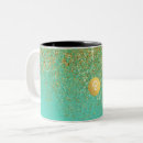 Search for teal gold mugs Girly