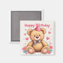 Search for teddie bear magnets Flowers