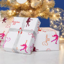 Search for ice skate wrapping paper Girl