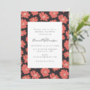 Search for red black bridal shower invitations Floral