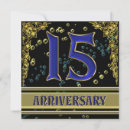 Search for 15th anniversary invitations Black