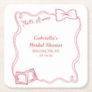 Search for supplies decoration coasters Red