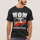 Search for fire truck birthday tshirts Trendy