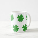 Search for clover mugs Green four leaf clover