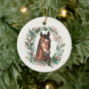 Search for equine christmas tree decorations Horse