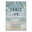 Search for starfish table wedding table cards Sand