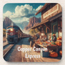 Search for copper coasters Rustic