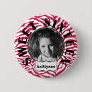 Search for zebra pink badges Sweet 16