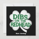 Search for redhead invitations Shamrock