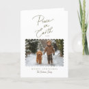 Search for peace earth christmas cards Minimalist