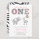 Search for zebra print party invitations Jungle