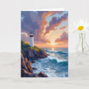 Search for ocean lighthouse cards Beach