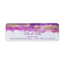 Search for plum return address labels Violet