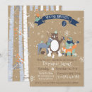 Search for winter woodland birthday invitations Forest