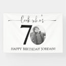Search for birthday for men banners Black and white