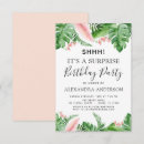 Search for palm birthday invitations Watercolor