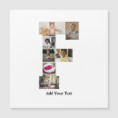 Search for initial magnets cards Photo collage