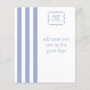 Search for blue stripe flyers Striped